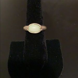 Lucky brand ring. Milky blue stone